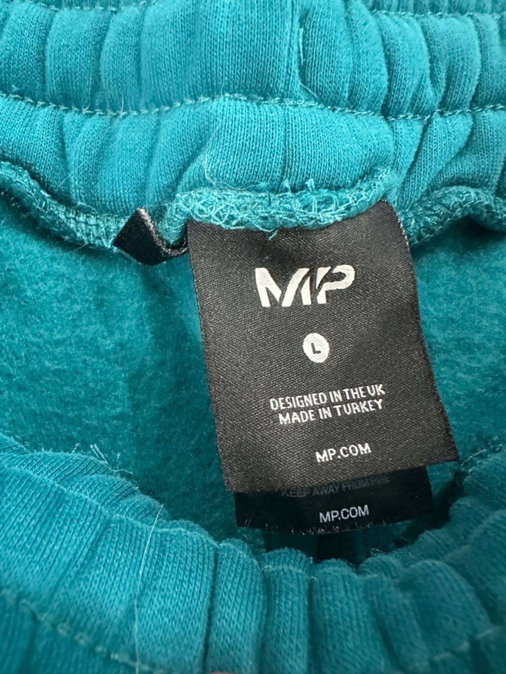 3-Pack Casual Fleece Shorts - Black, Light Blue, Teal - Picture 9 of 11